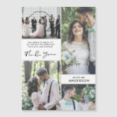 Wedding Bedankt Foto Collage (Voorkant)