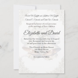 Wedding Bell Background Wedding Invitation Kaart