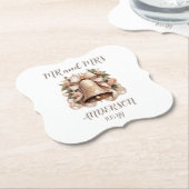 Wedding Bell Coaster Kartonnen Onderzetters (Gekanteld)