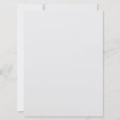 Wedding Bell Wedding Uitnodiging (Achterkant)