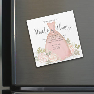 Wedding Ben je mijn Miad of Honor Waterverf