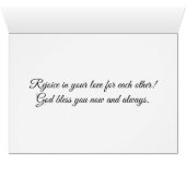 Wedding Blessings (landschap) (Binenzijde Horizontaal (Onderkant))