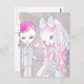 Wedding Bliss Briefkaart (Voorkant / Achterkant)