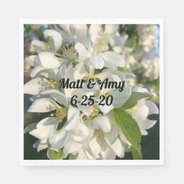 Wedding Blossom - Gepersonaliseerde Luncheon Napki Servet