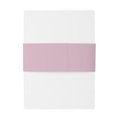 Wedding Blush Pink Uitnodigingen Wikkel (Achterkant Voorbeeld)
