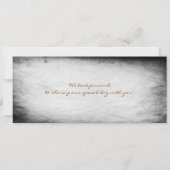 Wedding Boarding Pass- tickets met RSVP Kaart (Achterkant)