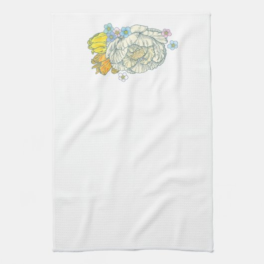 Wedding Bouquet. Handdoek (Verticaal)