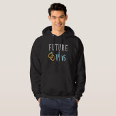 Wedding Bride Future Mrs Marriage Couple Hoodie (Voorkant volledig)