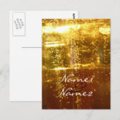 Wedding Bubbles Briefkaart Sjabloon (Voorkant / Achterkant)