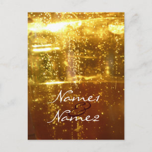 Wedding Bubbles Briefkaart Sjabloon