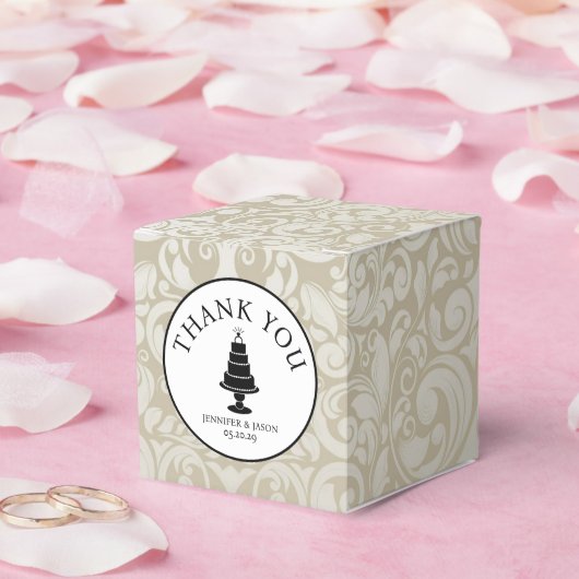 Wedding Cake Bedankdoosjes (Huwelijk)