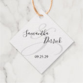 Wedding Cake Bedankjes Labels (Achterkant)