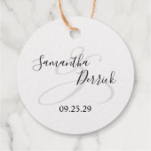 Wedding Cake Bedankjes Labels (Achterkant)