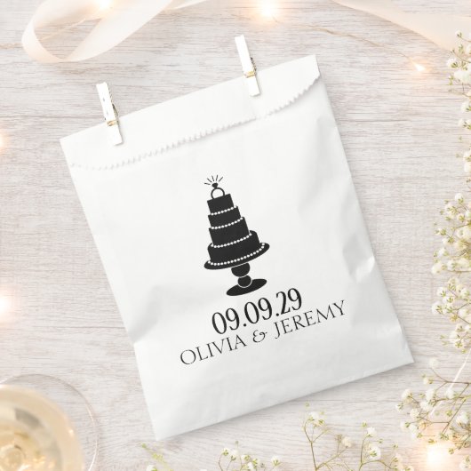 Wedding Cake Bedankzakje (Geknipt)