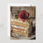 Wedding Cake Briefkaart (Voorkant / Achterkant)