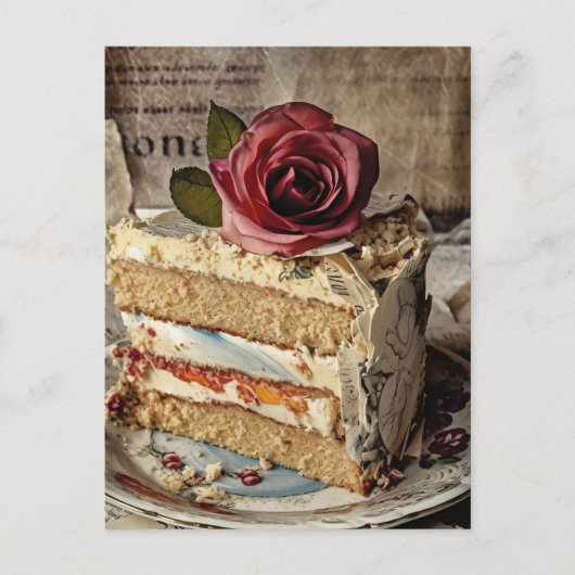 Wedding Cake Briefkaart (Voorkant)