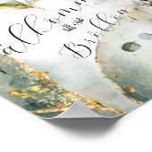  Wedding cake Elegant bröllop Poster (Coin)