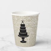 Wedding Cake Papieren Bekers (Voorkant)
