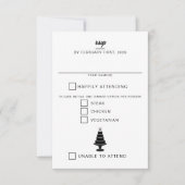 Wedding Cake RSVP Kaartje (Voorkant)