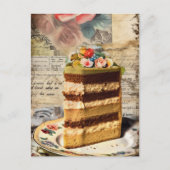 Wedding Cake Slice Briefkaart (Voorkant)