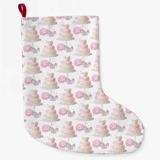 Wedding Cake Stocking Grote Kerstsok (Voorkant)