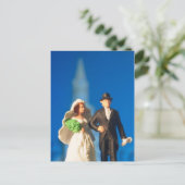 Wedding Cake Topper Briefkaart (Staand voorkant)