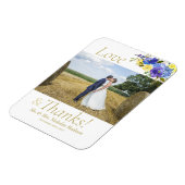 Wedding Carolina Classic Blue Magneet (Linkerzijde)