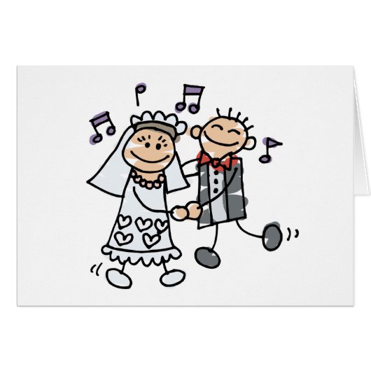 Wedding Cartoon Dance (Voorkant Horizontaal)