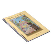 Wedding Cats Personalized Yellow Notebook Notitieboek (Rechterzijde)
