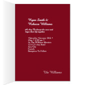 Wedding Celebration Invitation (Intérieur (Droit))