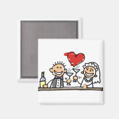 Wedding Celebration Magneet (Voorkant / Achterkant)