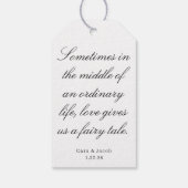 Wedding Centerpiece, Bridal Shower Decoration  Cadeaulabel (Achterkant)