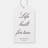 Wedding Centerpiece, Bridal Shower Decoration  Cadeaulabel (Achterkant)