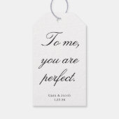 Wedding Centerpiece, Bridal Shower Decoration Cadeaulabel (Achterkant)