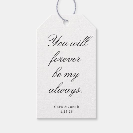 Wedding Centerpiece, Bridal Shower Decoration  Cadeaulabel (Voorkant)