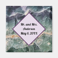 Wedding Ceremony Favor Fluorite Gem Photo Memento