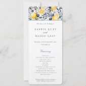 Wedding Ceremony-programma Kaart (Voorkant)