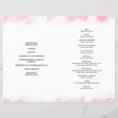 WEDDING CEREMONY stijlvolle waterverf (Achterkant)