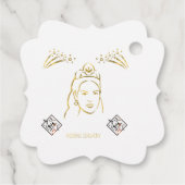 wedding ceremony style bedankjes labels (Achterkant)