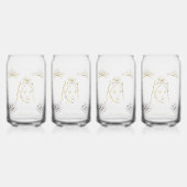 wedding ceremony style blikvorm glas (Achterkant)