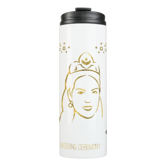 wedding ceremony style thermosbeker (Voorkant)