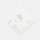 Wedding Cocktail Napkin Servet (Hoek)