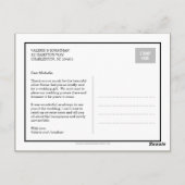 Wedding Collage Dank u Briefkaart (Achterkant)