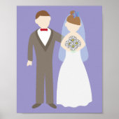 Wedding Couple Poster (Voorkant)