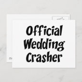 Wedding Crasher Briefkaart (Voorkant / Achterkant)