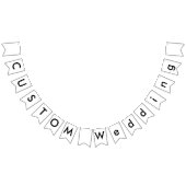 Wedding Custom Bunting Banner - Swallowtail (Alle)