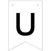 Wedding Custom Bunting Banner - Swallowtail (Derde vlag)