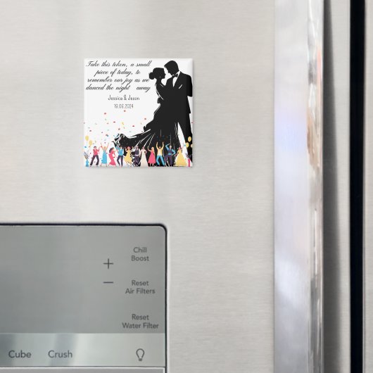 Wedding Custom Favor, Wedding Party Custom Gifts Magneet (Insitu (Koelkast))