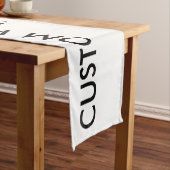 Wedding Custom Table Runner 90" x 16" Medium Tafelloper (Voorbeeld)