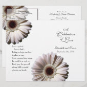 Wedding Daisy/ Programma (Voorkant / Achterkant)
